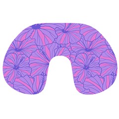 Flower-b 001 Travel Neck Pillow by nate14shop