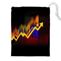 Logo-finance-economy-statistics Drawstring Pouch (5xl)