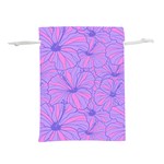 Flower-b 001 Lightweight Drawstring Pouch (M) Back