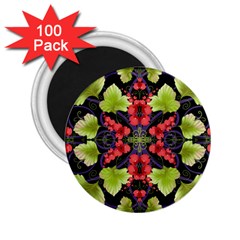 Pattern-berry-red-currant-plant 2 25  Magnets (100 Pack)  by Jancukart