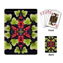 Pattern-berry-red-currant-plant Playing Cards Single Design (rectangle)