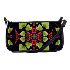 Pattern-berry-red-currant-plant Shoulder Clutch Bag