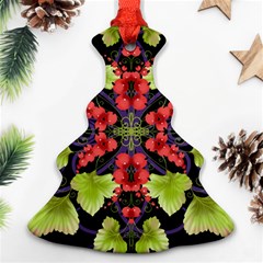 Pattern-berry-red-currant-plant Ornament (christmas Tree) 