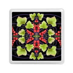 Pattern-berry-red-currant-plant Memory Card Reader (square) by Jancukart