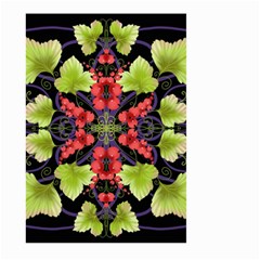 Pattern-berry-red-currant-plant Large Garden Flag (two Sides) by Jancukart