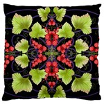 Pattern-berry-red-currant-plant Standard Flano Cushion Case (Two Sides) Back