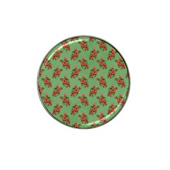 Flowers-b 002 Hat Clip Ball Marker by nate14shop