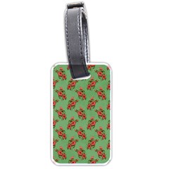 Flowers-b 002 Luggage Tag (one Side) by nate14shop