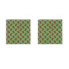 Flowers-b 002 Cufflinks (square) by nate14shop