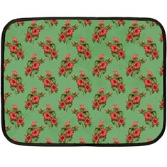 Flowers-b 002 Double Sided Fleece Blanket (mini) 