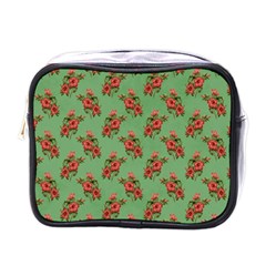 Flowers-b 002 Mini Toiletries Bag (one Side) by nate14shop