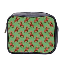 Flowers-b 002 Mini Toiletries Bag (two Sides) by nate14shop