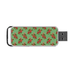 Flowers-b 002 Portable Usb Flash (two Sides) by nate14shop