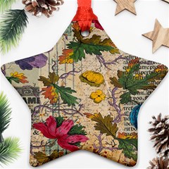 Flowers-b 003 Ornament (star) by nate14shop