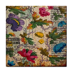 Flowers-b 003 Tile Coaster by nate14shop