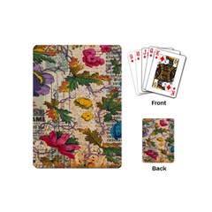 Flowers-b 003 Playing Cards Single Design (mini)