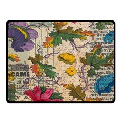 Flowers-b 003 Fleece Blanket (small) by nate14shop