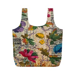 Flowers-b 003 Full Print Recycle Bag (m) by nate14shop