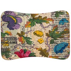 Flowers-b 003 Velour Seat Head Rest Cushion by nate14shop