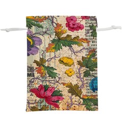 Flowers-b 003  Lightweight Drawstring Pouch (xl) by nate14shop