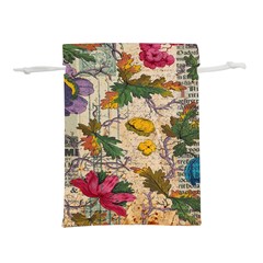 Flowers-b 003 Lightweight Drawstring Pouch (l) by nate14shop