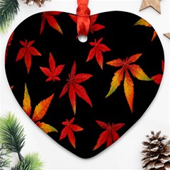 Hd-wallpaper-b 001 Heart Ornament (two Sides) by nate14shop