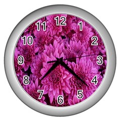 Hd-wallpaper Flower-b 004 Wall Clock (silver) by nate14shop