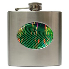 Hd-wallpaper-b 005 Hip Flask (6 Oz) by nate14shop