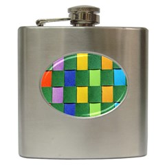 Hd-wallpaper-b 007 Hip Flask (6 Oz) by nate14shop