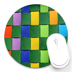 Hd-wallpaper-b 007 Round Mousepads by nate14shop