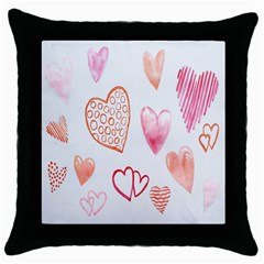 Hd-wallpaper-love Throw Pillow Case (black) by nate14shop