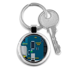 Amphisbaena Two Platform Dtn Node Vector File Key Chain (round) by Sapixe