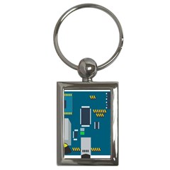 Amphisbaena Two Platform Dtn Node Vector File Key Chain (rectangle) by Sapixe