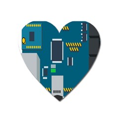 Amphisbaena Two Platform Dtn Node Vector File Heart Magnet by Sapixe