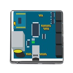 Amphisbaena Two Platform Dtn Node Vector File Memory Card Reader (square 5 Slot) by Sapixe