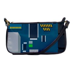 Amphisbaena Two Platform Dtn Node Vector File Shoulder Clutch Bag by Sapixe