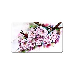 Watercolour-cherry-blossoms Magnet (name Card)