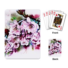 Watercolour-cherry-blossoms Playing Cards Single Design (rectangle)