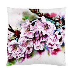 Watercolour-cherry-blossoms Standard Cushion Case (two Sides)