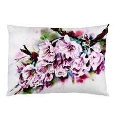 Watercolour-cherry-blossoms Pillow Case