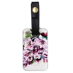 Watercolour-cherry-blossoms Luggage Tag (one Side)