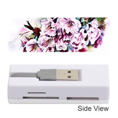 Watercolour-cherry-blossoms Memory Card Reader (stick) by Jancukart