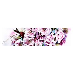 Watercolour-cherry-blossoms Oblong Satin Scarf (16  X 60 )