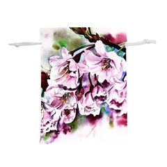 Watercolour-cherry-blossoms Lightweight Drawstring Pouch (s) by Jancukart