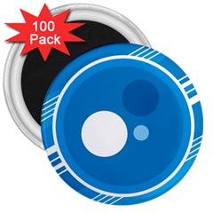 Background-blue-modern-creative 3  Magnets (100 Pack)