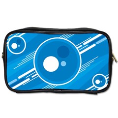 Background-blue-modern-creative Toiletries Bag (one Side)