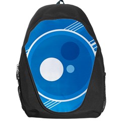 Background-blue-modern-creative Backpack Bag