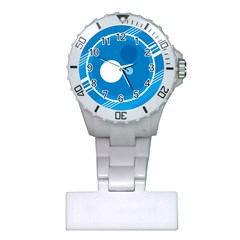 Background-blue-modern-creative Plastic Nurses Watch