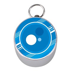 Background-blue-modern-creative Mini Silver Compasses