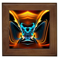 Duck-crazy-duck-abstract Framed Tile